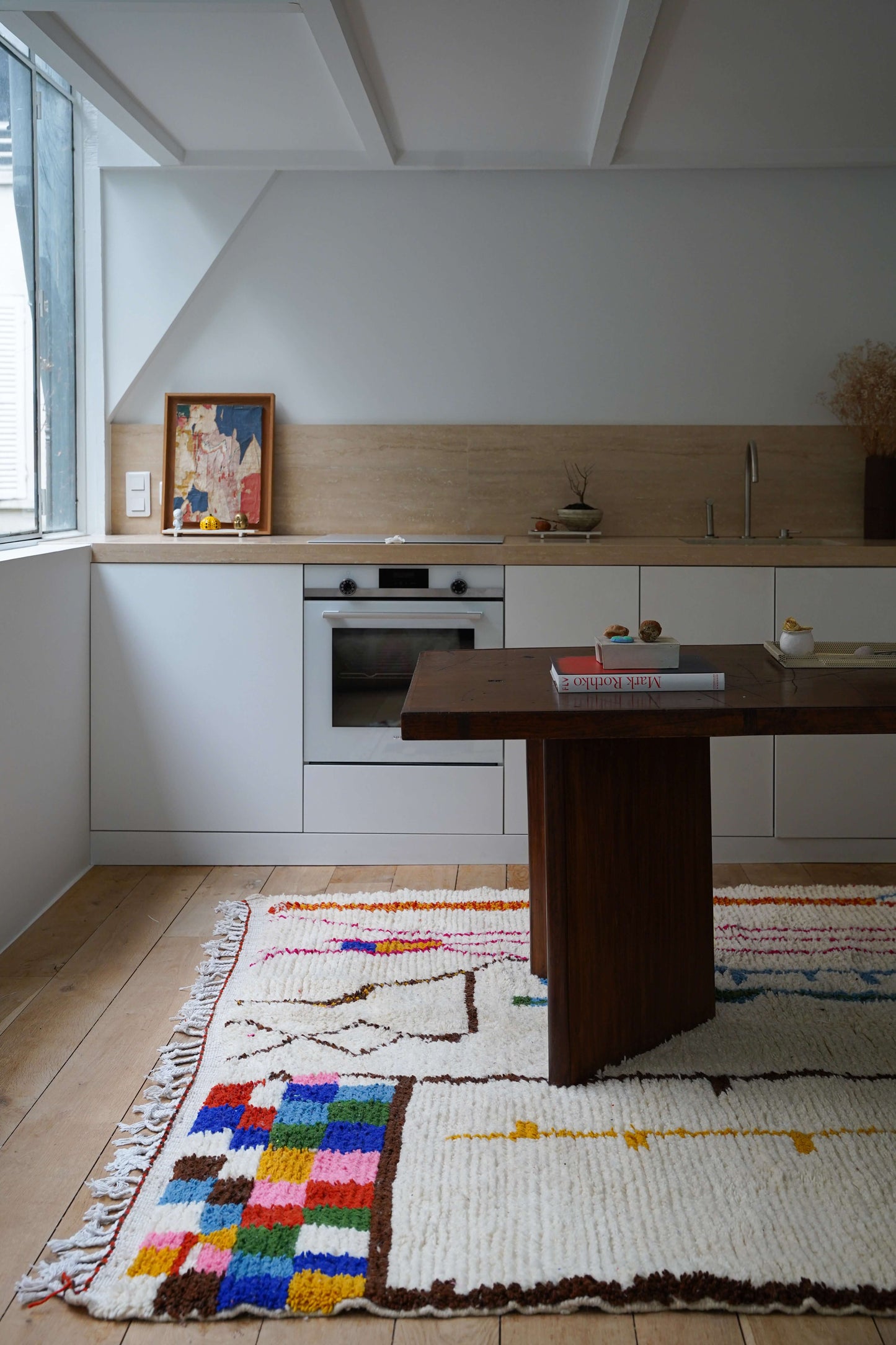 Berber Rug in Sheep's Wool, Handcrafted 295 x 213 cm
