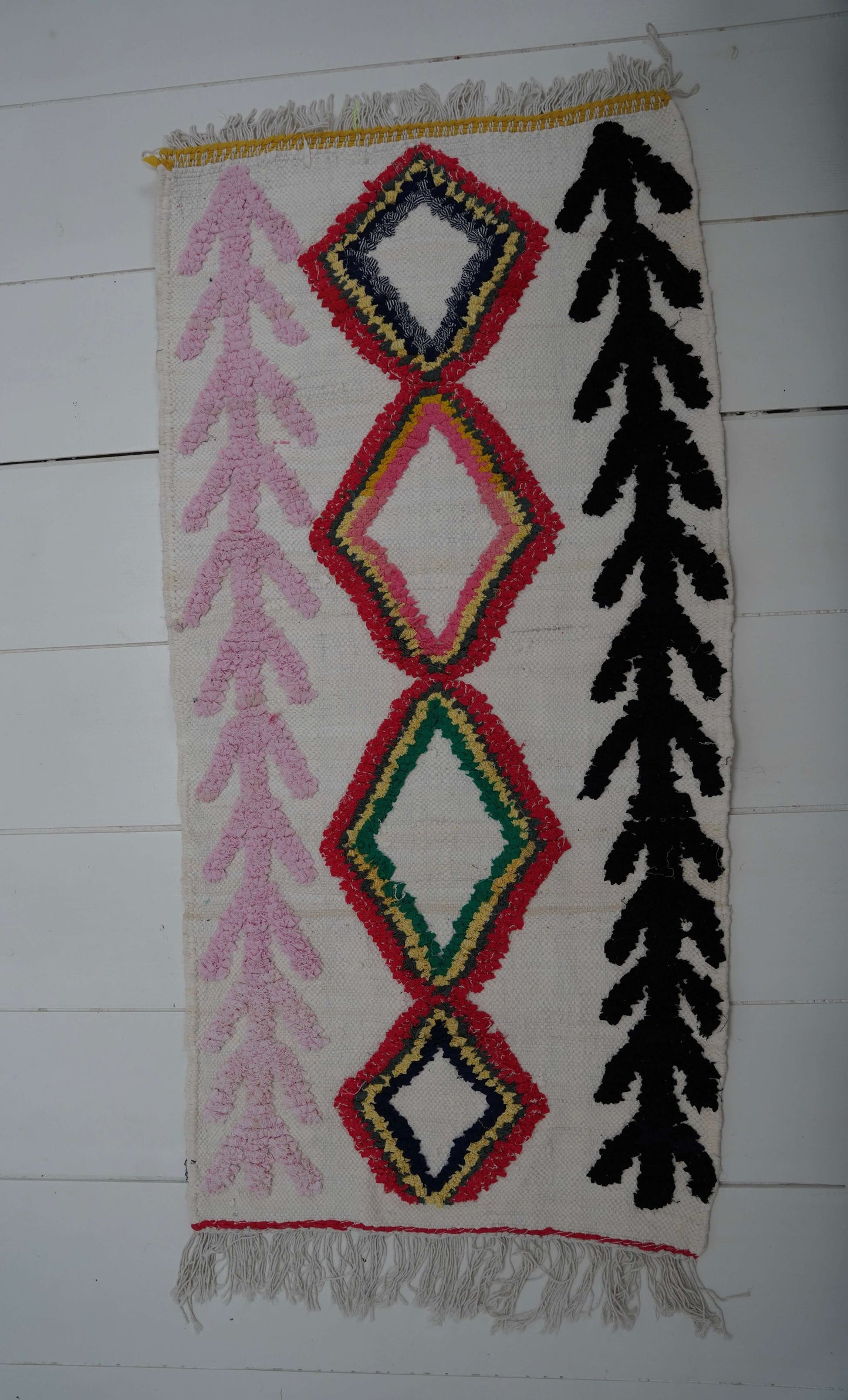 Colorful Boucharouite Rug 130 x 65 cm
