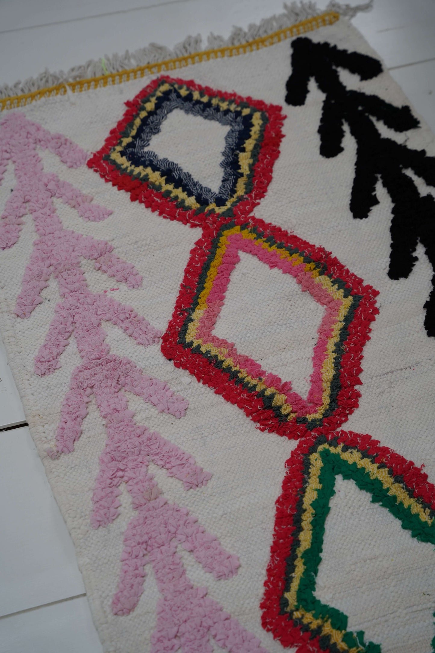 Colorful Boucharouite Rug 130 x 65 cm