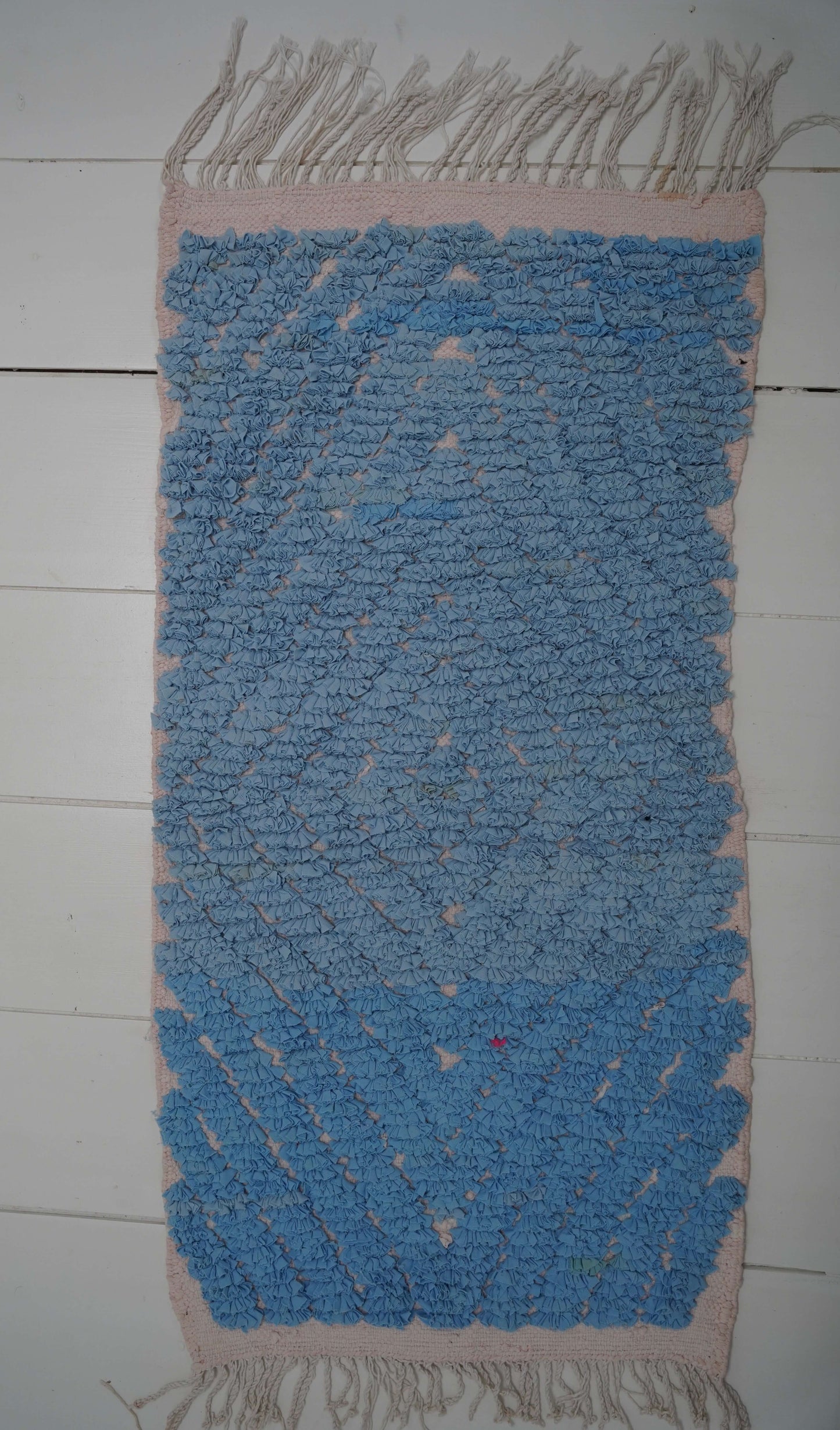 Small Colorful Boucharouite rug 115 x 65 cm
